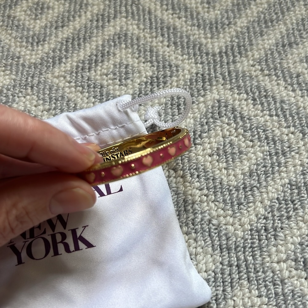 Child’s enamel heart bracelet - Picture 3 of 3